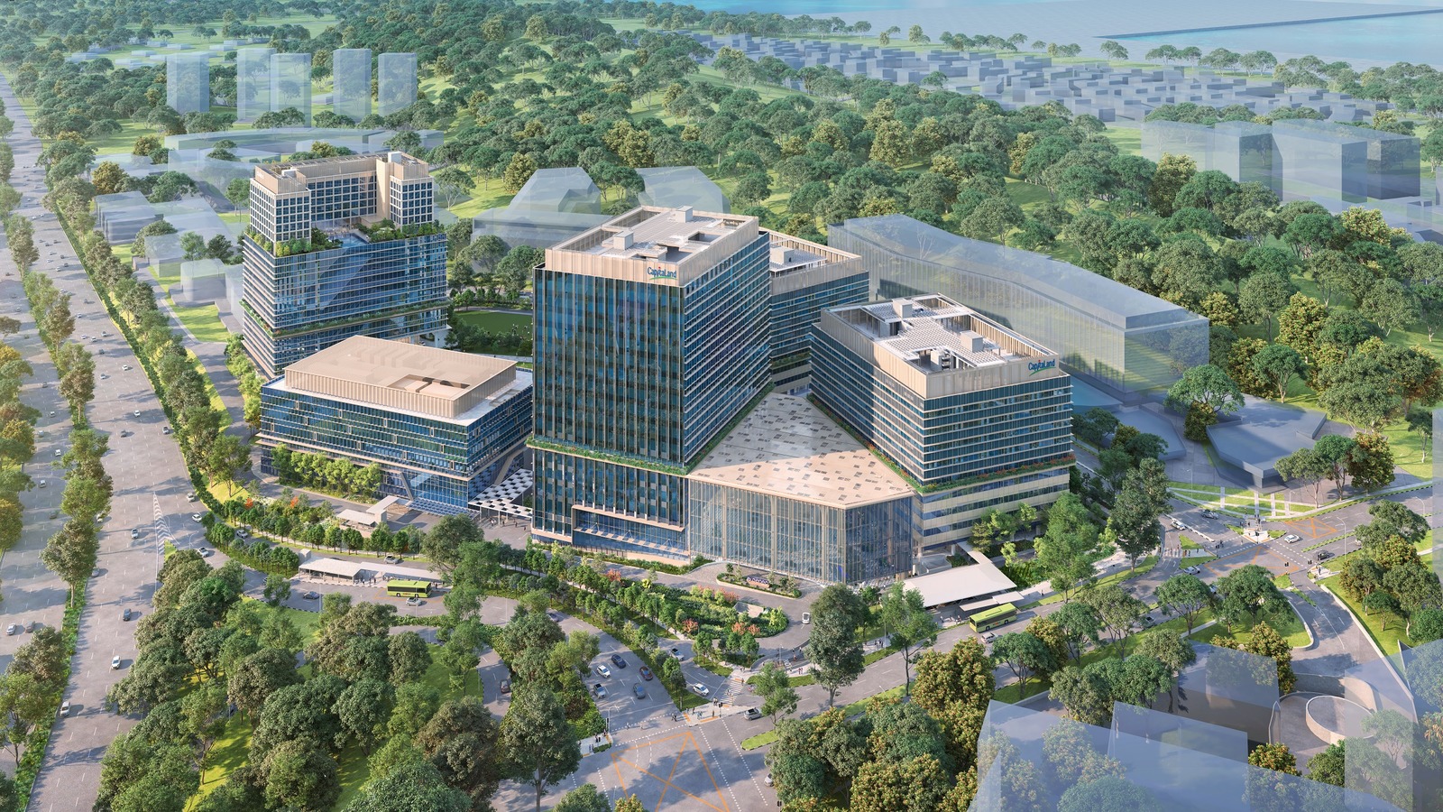 Aerial view of Geneo