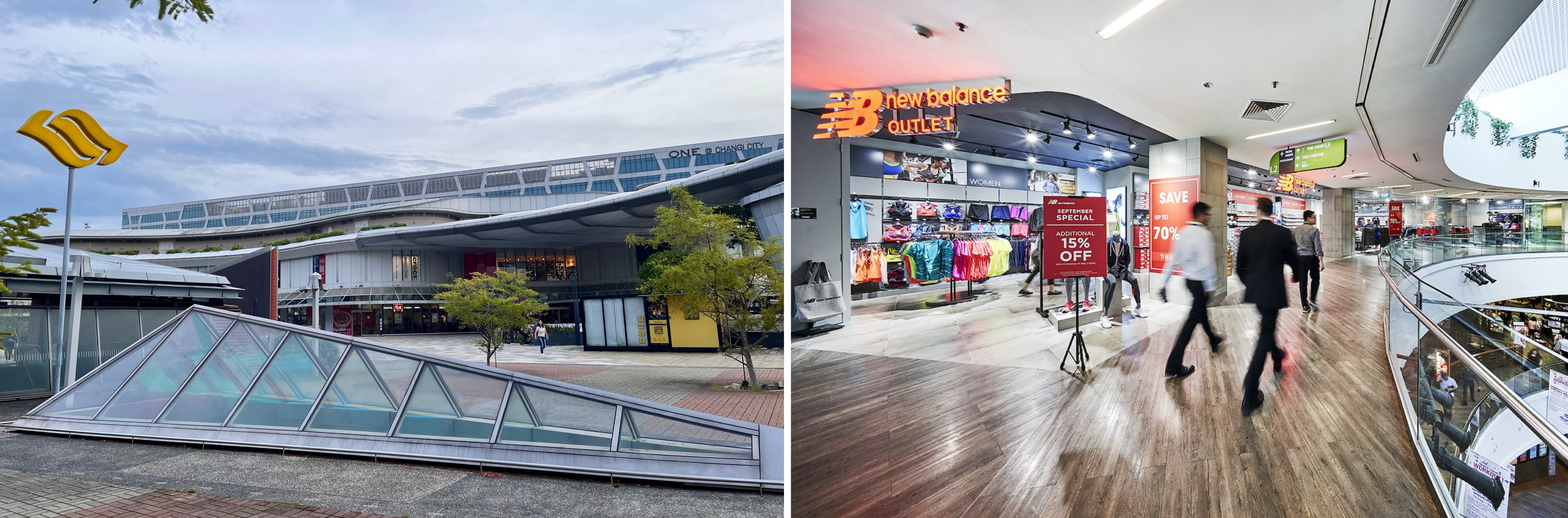 Expo MRT station and Changi City Point