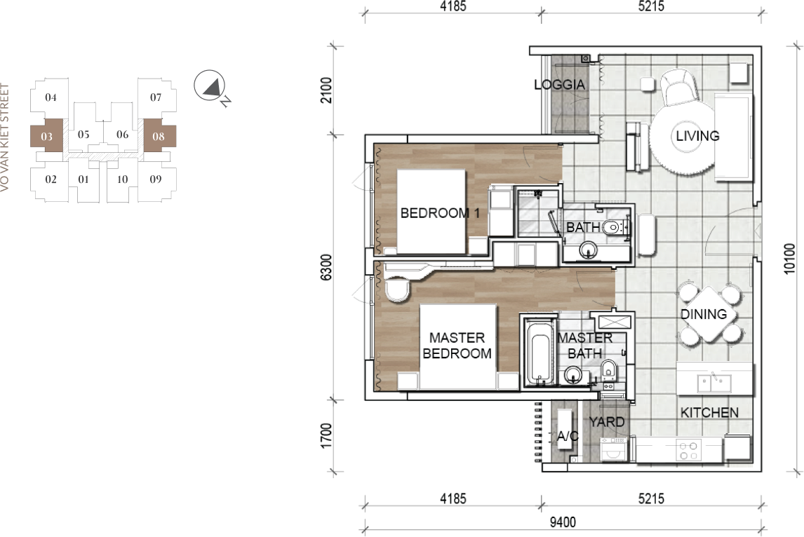 2-BEDROOM EXECUTIVE