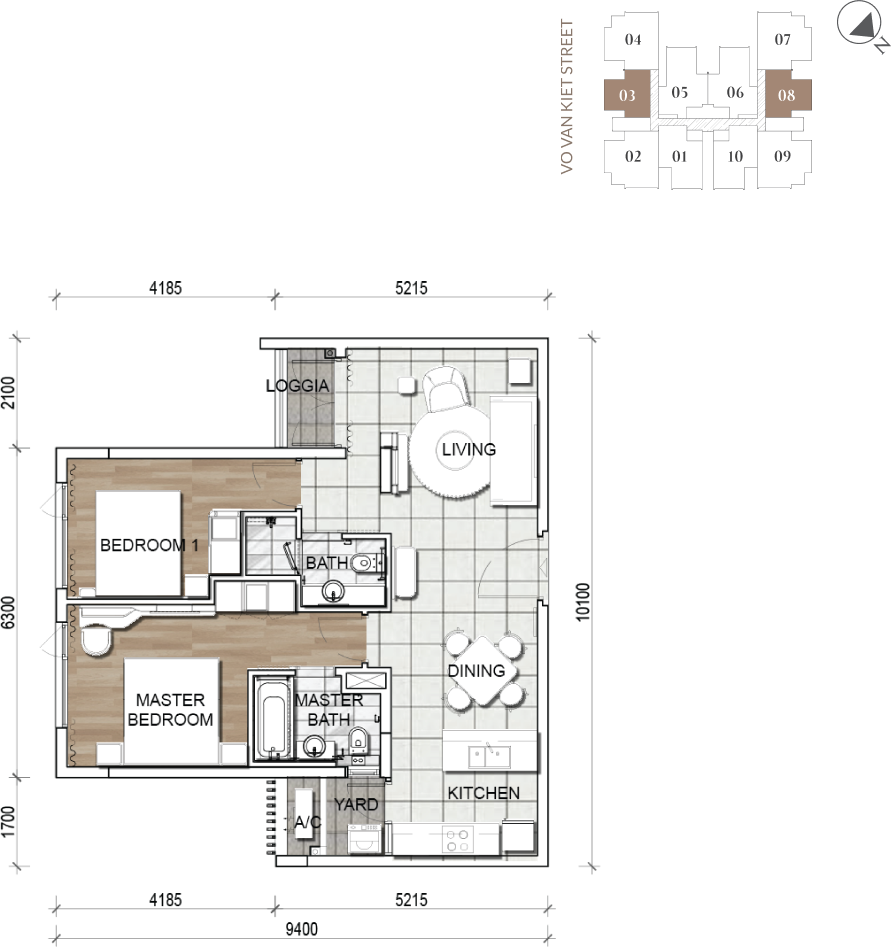 2-BEDROOM EXECUTIVE