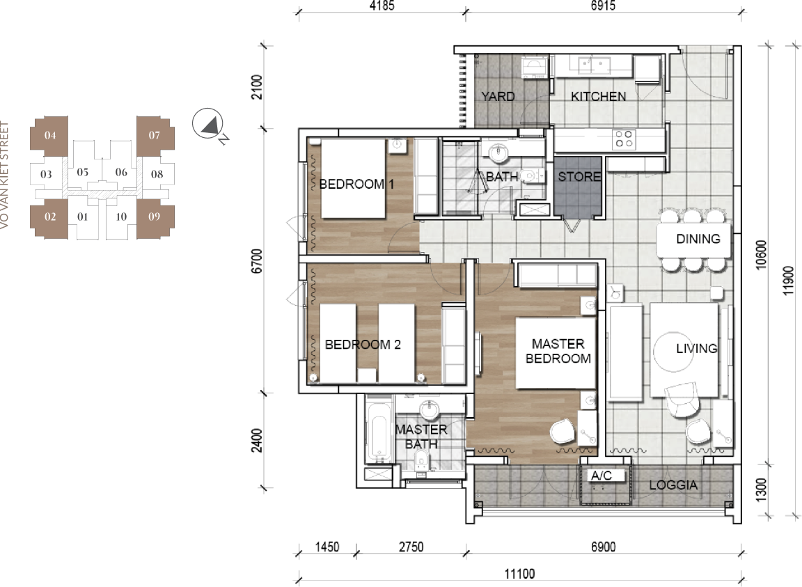 3-BEDROOM DELUXE