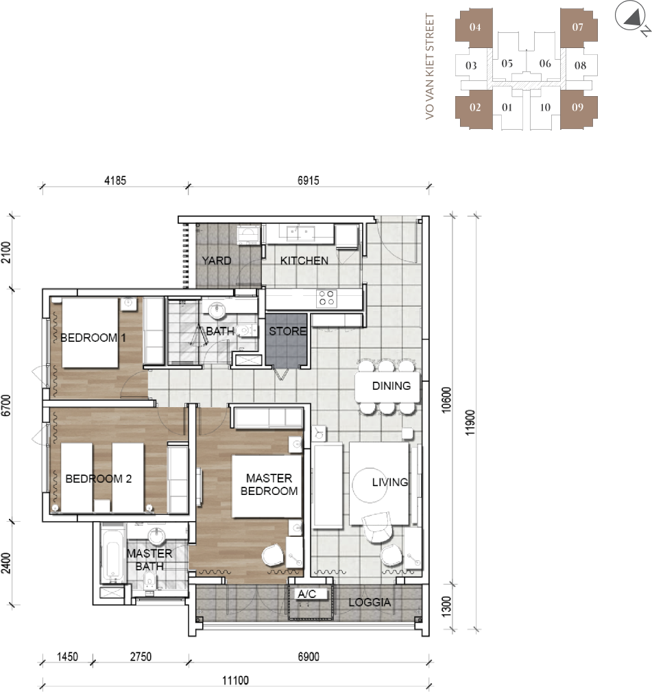 3-BEDROOM DELUXE