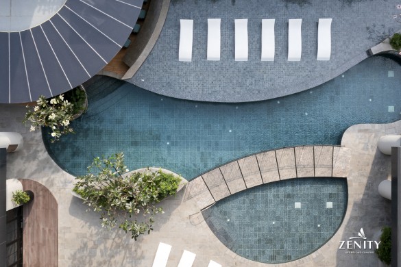 The development is fully-furnished and honorly awarded ‘Best Luxury Condo Interior Design’ at the prestigious PropertyGuru Vietnam Property Awards 2021.